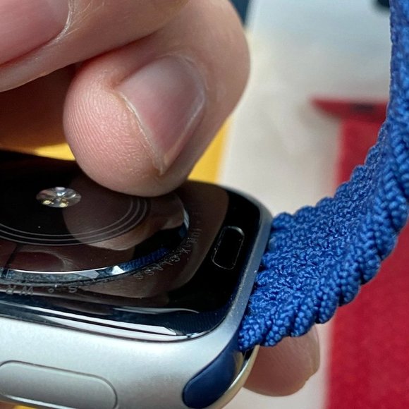 NEW BLUE Braided Solo Loop For Apple Watch - Picture 4 of 8